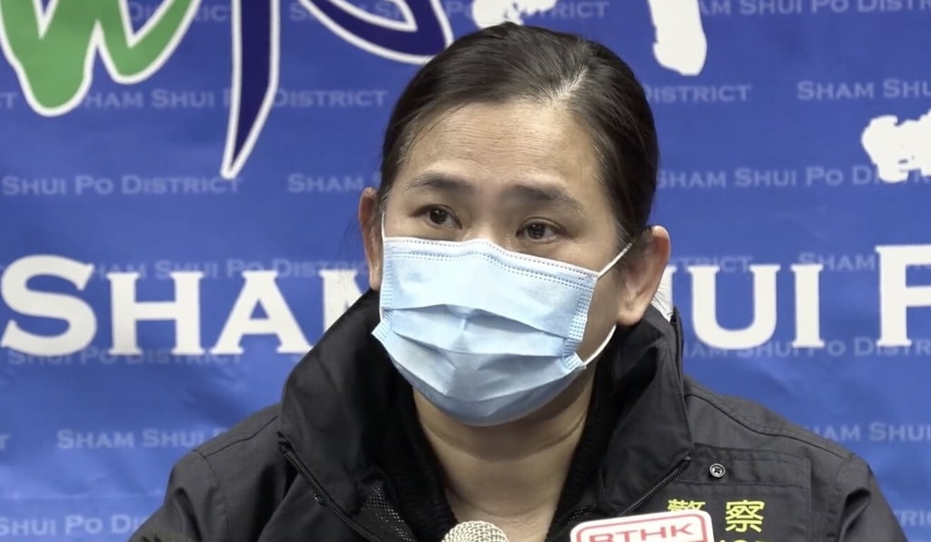 Chief Inspector Kong Ha-sang of Sham Shui Po police. Photo: Facebook