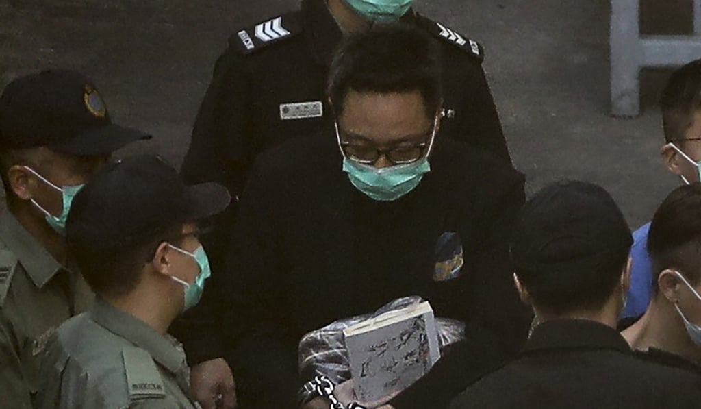 Tam Tak-chi at the Lai Chi Kok Reception Centre in December last year. Photo: Sam Tsang Tam Tak-chi at the Lai Chi Kok Reception Centre in December last year. Photo: Sam Tsang