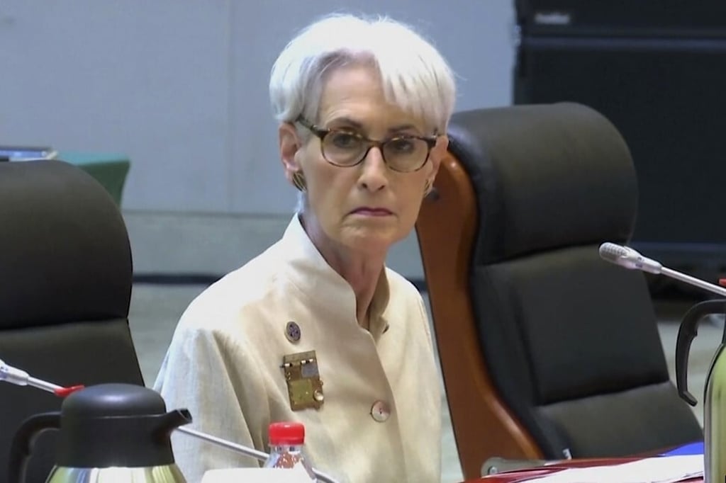 US deputy secretary of state Wendy Sherman. Photo: Phoenix TV via AP Video