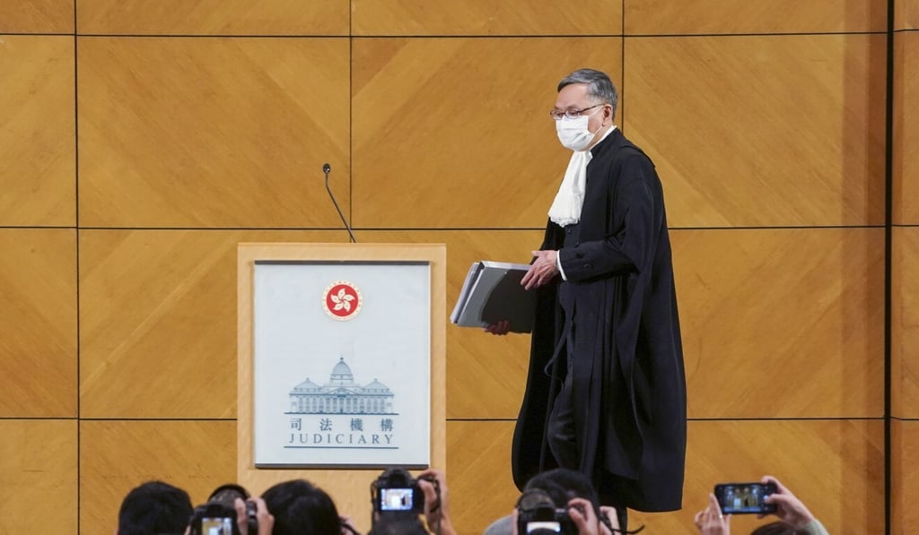 Chief Justice Andrew Cheung will chair the new complaints advisory committee. Photo: Felix Wong