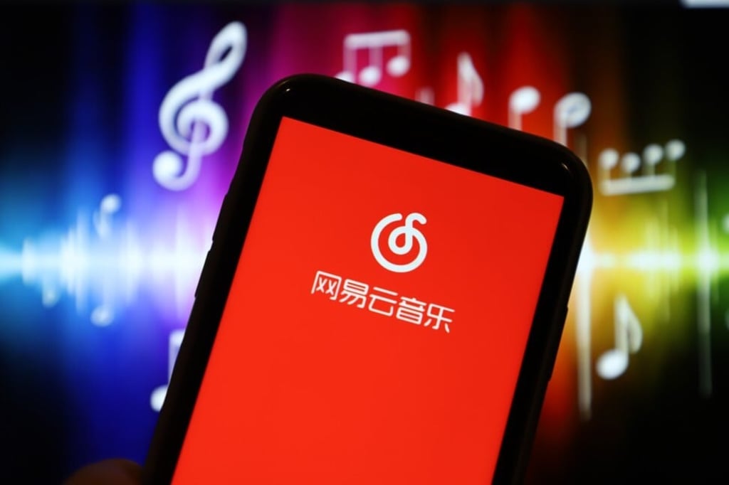 NetEase’s cloud-based music interface on display on a smartphone in Linyi, China. Photo: Getty Images NetEase’s cloud-based music interface on display on a smartphone in Linyi, China. Photo: Getty Images