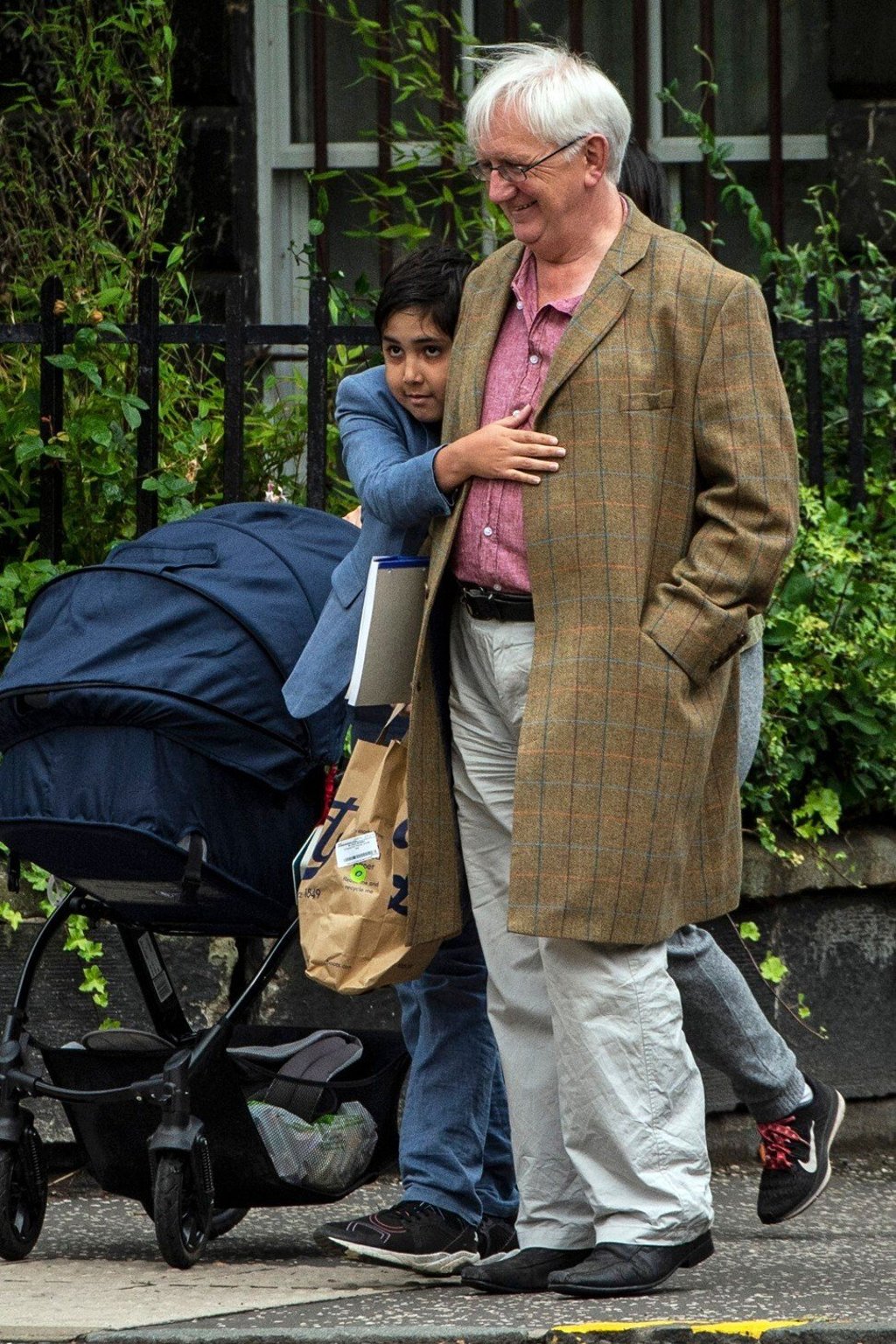 Craig Murray, pictured with his son Cameron, arrives at St Leonard's Police Station in Edinburgh. Photo: AFP Craig Murray, pictured with his son Cameron, arrives at St Leonard's Police Station in Edinburgh. Photo: AFP
