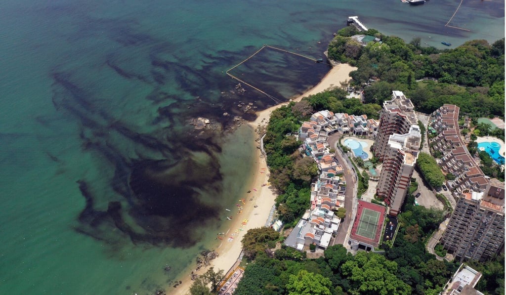 Kadoorie Beach and Cafeteria Old Beach in Tuen Mun were hit by red tides. Photo: Winson Wong Kadoorie Beach and Cafeteria Old Beach in Tuen Mun were hit by red tides. Photo: Winson Wong