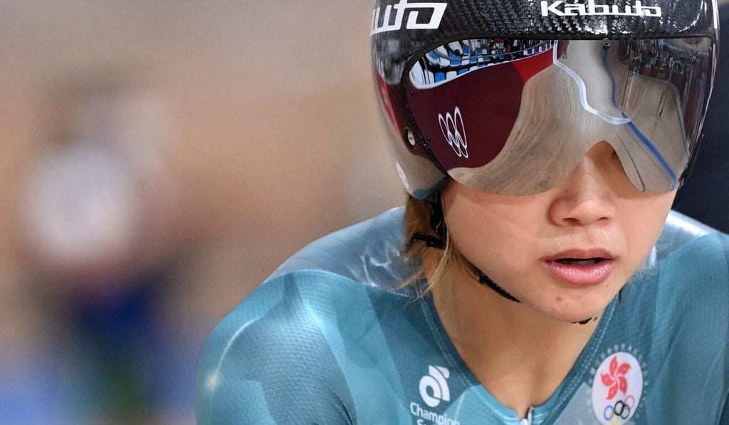 Sarah Lee waits for the start of one of her heats on Saturday. Photo: Peter Parks