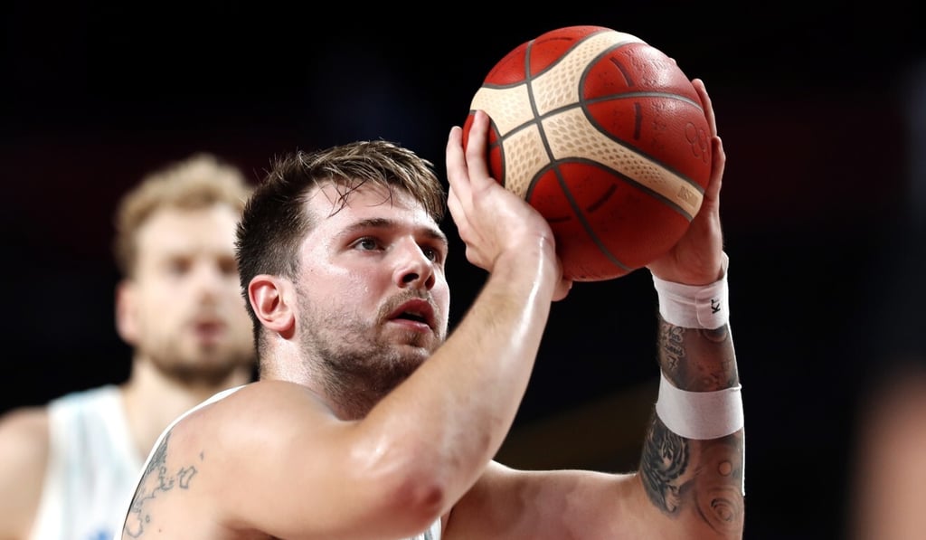 Slovenia's Luka Doncic didn’t have enough magic left in the tank to beat Australia. EPA