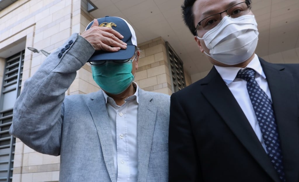 Richard Lum Chor-wah (left) is charged with offering an advantage to a public servant. Photo: Nora Tam