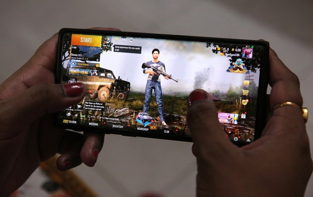 Tencent Holdings’ PUBG Mobile is the smartphone version of South Korean developer Krafton’s hit video game PUBG: Battlegrounds. Photo: EPA-EFE Tencent Holdings’ PUBG Mobile is the smartphone version of South Korean developer Krafton’s hit video game PUBG: Battlegrounds. Photo: EPA-EFE