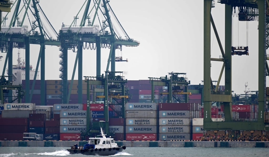 Singapore’s economic recovery has largely been supported by ‘outward-oriented’ sectors, including exports. Photo: AFP Singapore’s economic recovery has largely been supported by ‘outward-oriented’ sectors, including exports. Photo: AFP
