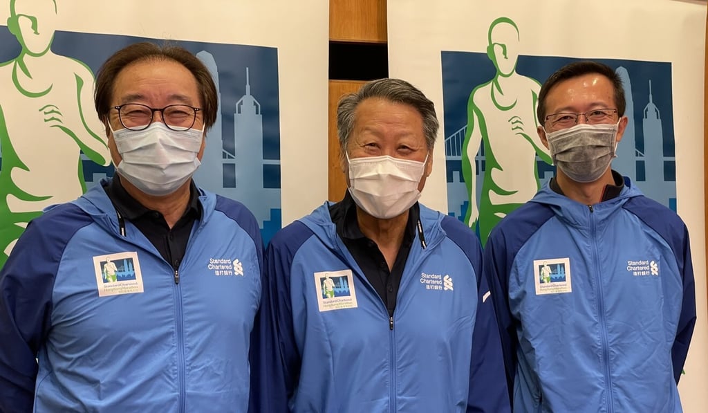 HKAAA chairman Kwan Kee (left) with fellow organisers William Ko Wai-lam (centre) and Dennis Ng Yu-ho. Photo: Chan Kin-wa HKAAA chairman Kwan Kee (left) with fellow organisers William Ko Wai-lam (centre) and Dennis Ng Yu-ho. Photo: Chan Kin-wa