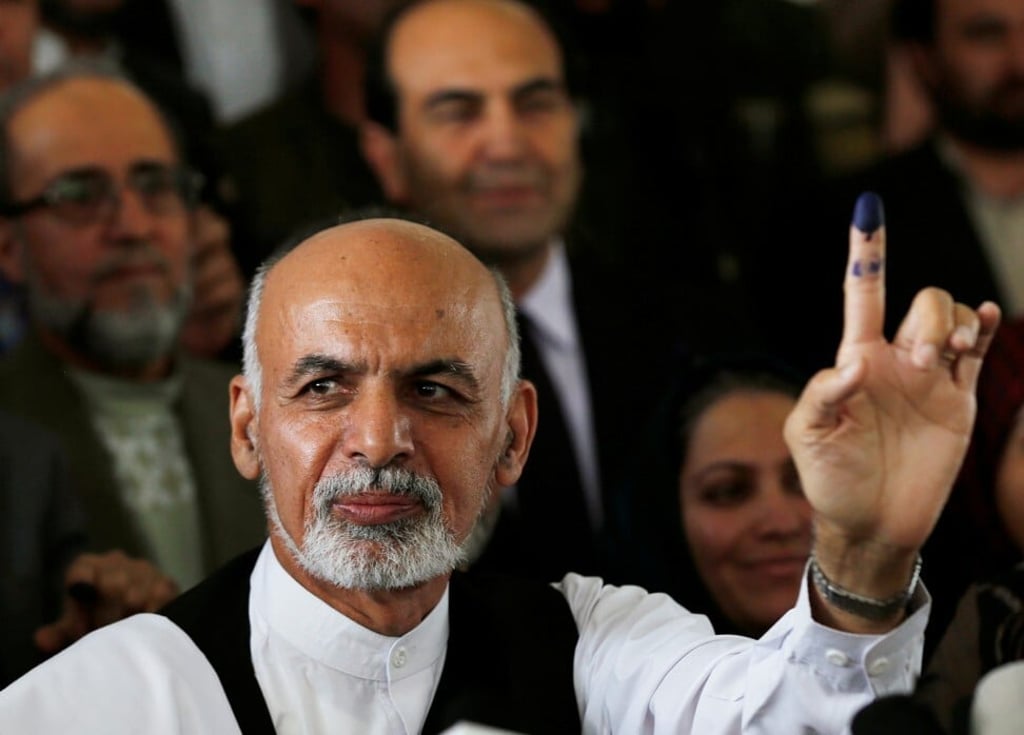 Ashraf Ghani after voting in the presidential election in Kabul, Afghanistan in June 2014. Photo: Reuters Ashraf Ghani after voting in the presidential election in Kabul, Afghanistan in June 2014. Photo: Reuters