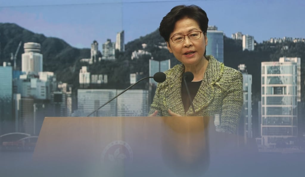 Chief Executive Carrie Lam. Photo: May Tse Chief Executive Carrie Lam. Photo: May Tse