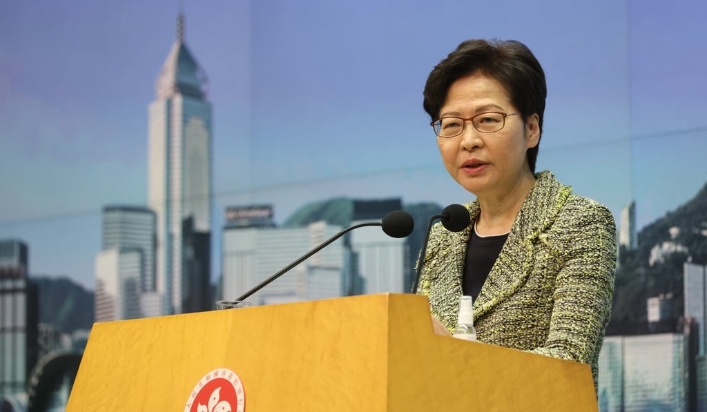 Hong Kong Chief Executive Carrie Lam. Photo: May Tse