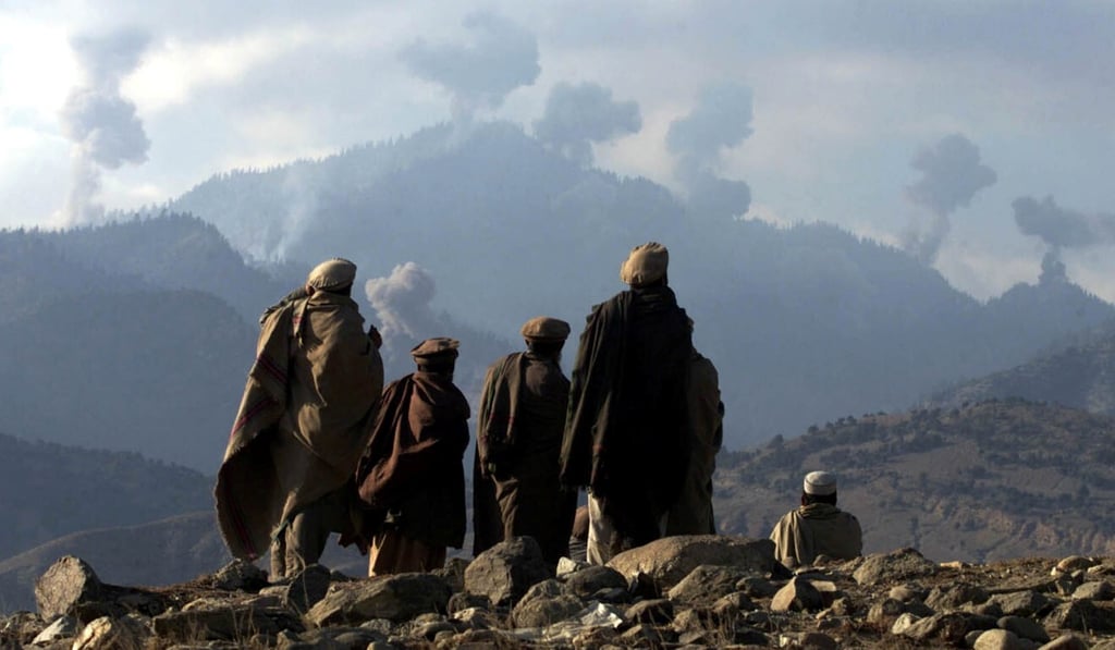 US bombings in the Tora Bora mountains in Afghanistan in December, 2001. File photo: Reuters US bombings in the Tora Bora mountains in Afghanistan in December, 2001. File photo: Reuters
