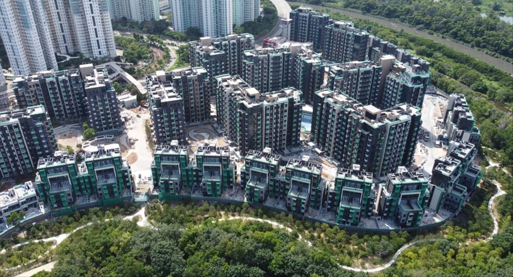 A general view of SHKP's Wetland Seasons Bay located near the Tin Shui Wai Wetlands Park, on 20 August 2021. Photo: Martin Chan.