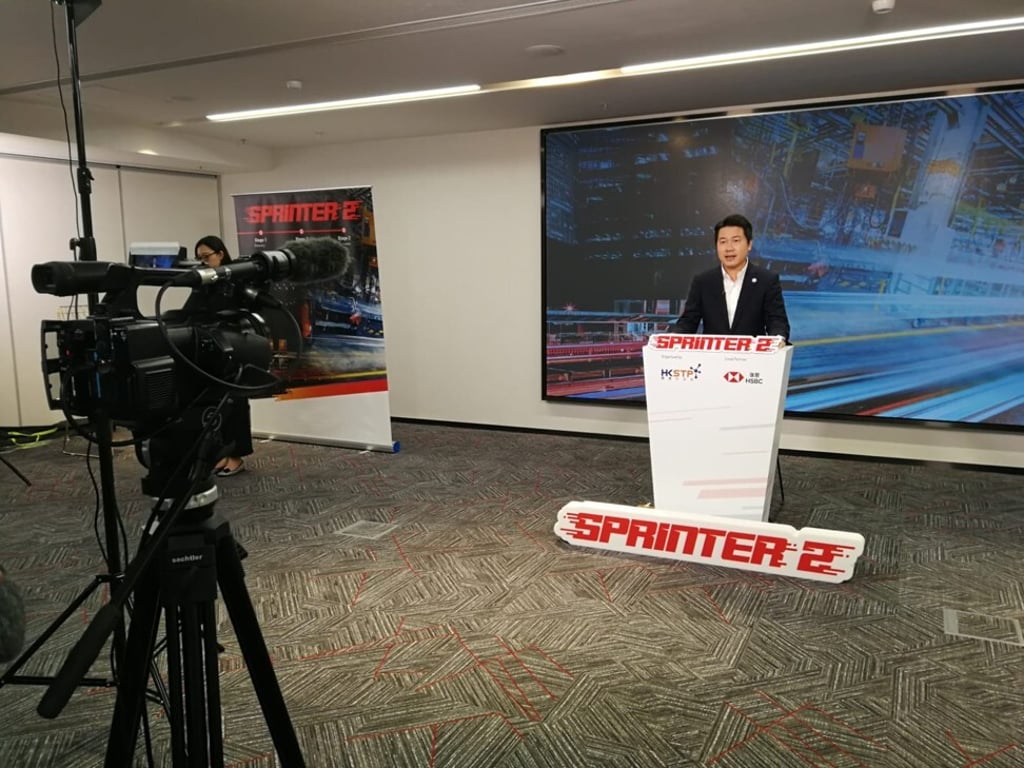 HKSTP provided SMEs participating in the Sprinter 2 programme with training and upskilling in growing areas of technology such as artificial intelligence, cybersecurity, data analytics, the Internet of Things and 5G, as well as robotics and automation. HKSTP provided SMEs participating in the Sprinter 2 programme with training and upskilling in growing areas of technology such as artificial intelligence, cybersecurity, data analytics, the Internet of Things and 5G, as well as robotics and automation.