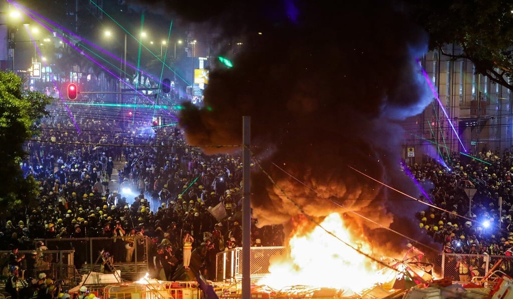 Police arrested 22 people during a riot that unfolded on Hennessy Road in Wan Chai on August 31, 2019. Photo: Sam Tsang Police arrested 22 people during a riot that unfolded on Hennessy Road in Wan Chai on August 31, 2019. Photo: Sam Tsang