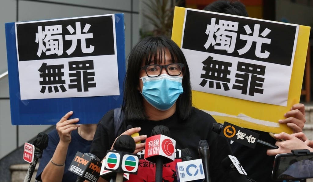 Chow Hang-tung, the vice-chairwoman of the alliance. Photo: Jonathan Wong