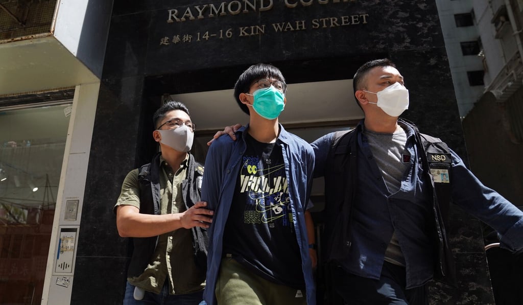 HKU student Chris Todorovski was one of four arrested by police last week and charged with ‘advocating terrorism’ via the motion. Photo: Sam Tsang