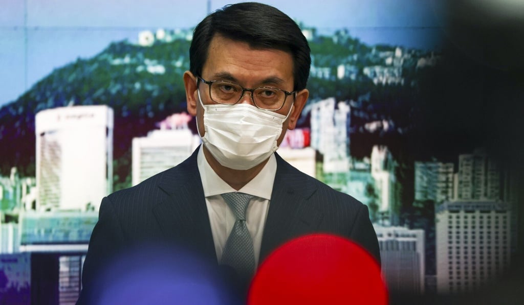 Commerce Secretary Edward Yau revealed new amendments to the city’s film censorship laws on Tuesday. Photo: Nora Tam Commerce Secretary Edward Yau revealed new amendments to the city’s film censorship laws on Tuesday. Photo: Nora Tam