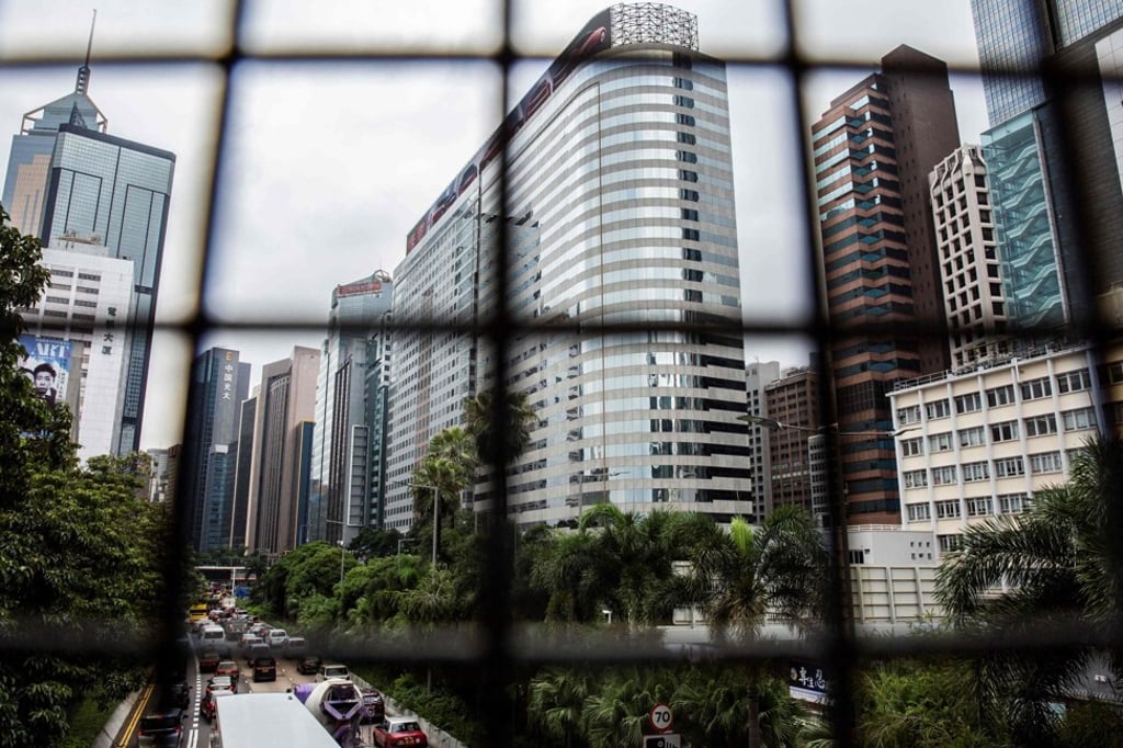 China Evergrande Centre in Wan Chai, which serves as the developer’s headquarters in Hong Kong. Photo: AFP China Evergrande Centre in Wan Chai, which serves as the developer’s headquarters in Hong Kong. Photo: AFP