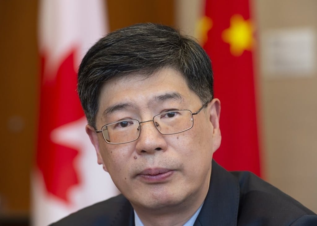 China's Ambassador to Canada, Cong Peiwu. Photo: The Canadian Press via AP