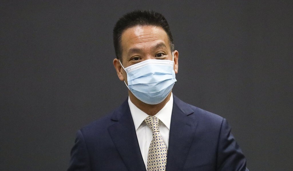 Huang Liuquan at a forum organised by the pro-establishment Hong Kong United Youth Association. Photo: Winson Wong