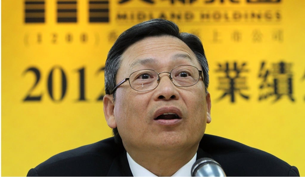 Freddie Wong Kin-yip, Midland Holdings’ chairman and controlling shareholder. Photo: Felix Wong