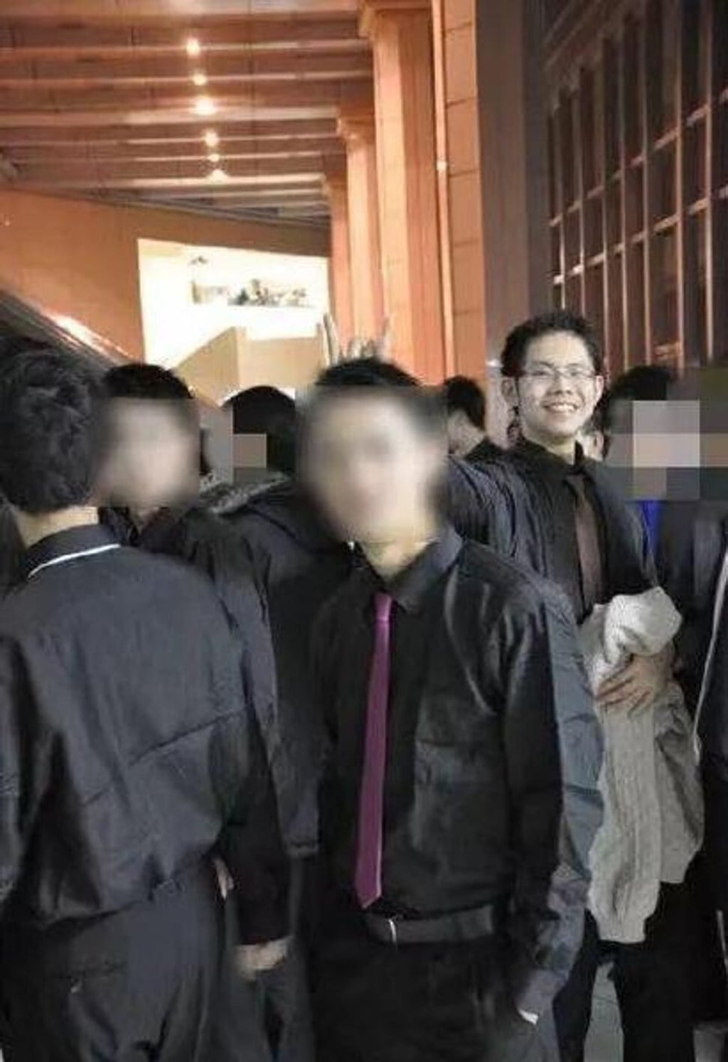 A picture of Wu Xieyu smiling and giving somebody the “bunny ears”. Photo: Handout A picture of Wu Xieyu smiling and giving somebody the “bunny ears”. Photo: Handout
