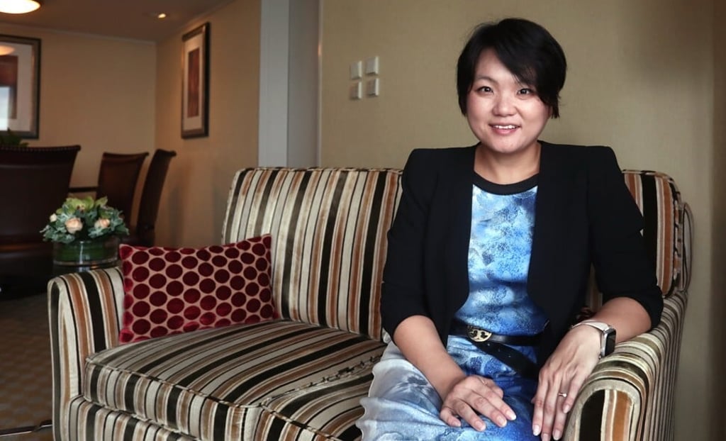 Ping An Insurance Group’s co-chief executive Jessica Tan Sin-yin during an interview at the JW Marriott Hotel in Admiralty on 22 August 2018. Photo: Jonathan Wong