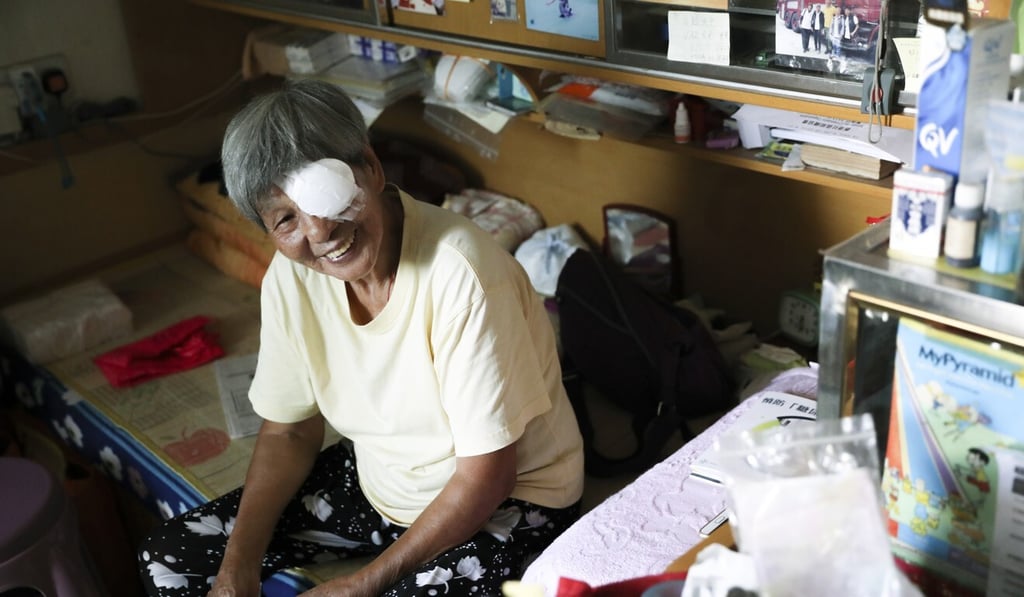 Ho Yau-lin, 79, has been living alone since her divorce about 20 years ago. Photo: Winson Wong Ho Yau-lin, 79, has been living alone since her divorce about 20 years ago. Photo: Winson Wong