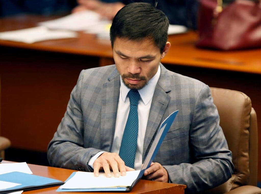 Philippine Senator Emmanuel Pacquiao. Photo: Erik De Castro