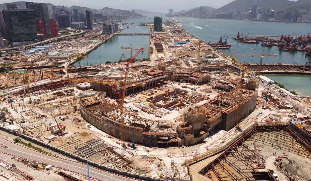 Kai Tak Sports Park, to be completed in two years, will become a major venue when Hong Kong co-hosts the 2025 National Games. Photo: Martin Chan