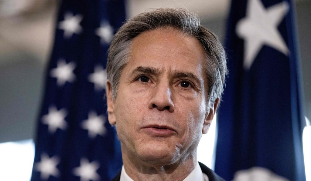 US Secretary of State Antony Blinken spoke with Wang over the phone on Sunday. Photo: AFP