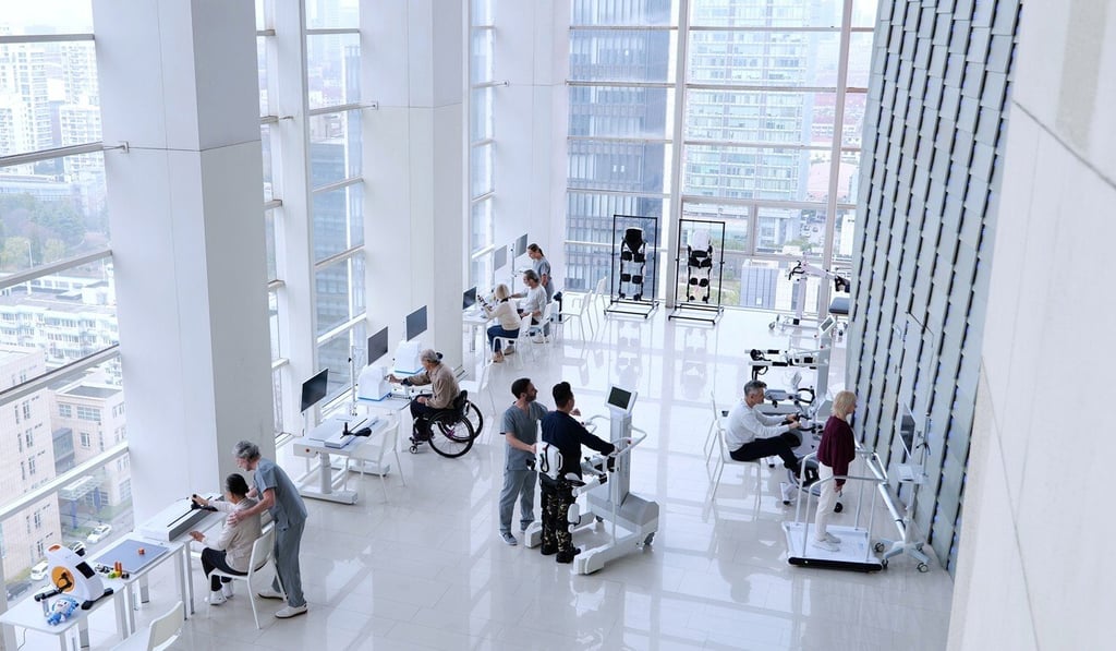 Fourier Intelligence, which develops rehabilitation solutions using intelligent robotics technology, is based in Zhangjiang Science City. Fourier Intelligence, which develops rehabilitation solutions using intelligent robotics technology, is based in Zhangjiang Science City.