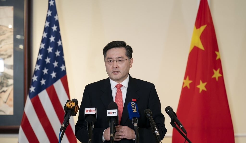 China's ambassador to the US Qin Gang shortly after his arrival in Washington at the end of July. Photo: Xinhua China's ambassador to the US Qin Gang shortly after his arrival in Washington at the end of July. Photo: Xinhua