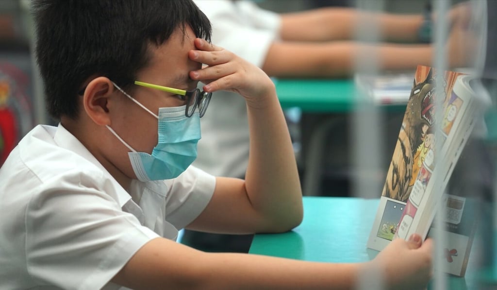 According to the Department of Health, around 18 per cent of six-year-olds are short-sighted, with the percentage rising to about 62 per cent by Primary Six. Photo: Winson Wong According to the Department of Health, around 18 per cent of six-year-olds are short-sighted, with the percentage rising to about 62 per cent by Primary Six. Photo: Winson Wong