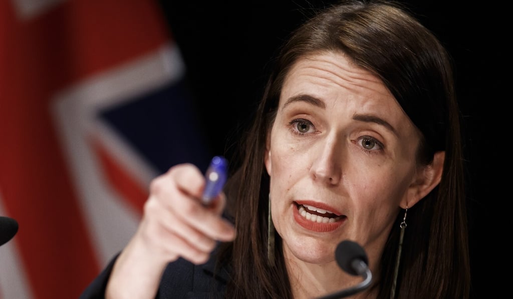 New Zealand’s Prime Minister Jacinda Ardern addresses a news conference in Wellington following the Auckland supermarket terror attack on Friday. Photo: AP New Zealand’s Prime Minister Jacinda Ardern addresses a news conference in Wellington following the Auckland supermarket terror attack on Friday. Photo: AP
