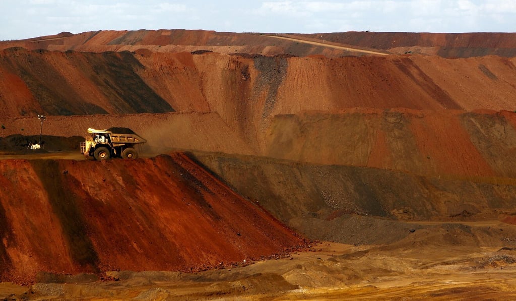 A truck carrying iron ore is seen at a mine in the Pilbara region of Western Australia. Beijing had left the immensely profitable iron ore sector untouched until recently Photo: Reuters