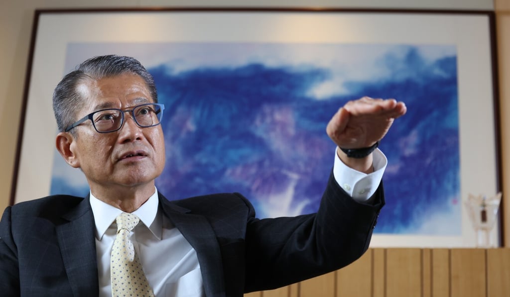 Financial Secretary Paul Chan said Hong Kong’s situation was different from mainland China’s. Photo: Nora Tam Financial Secretary Paul Chan said Hong Kong’s situation was different from mainland China’s. Photo: Nora Tam