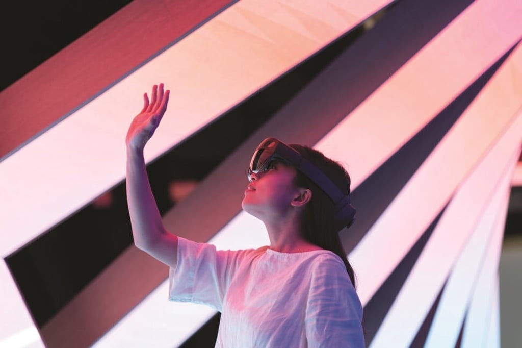 Visitors can wear HoloLens smartglasses offering immersive mixed reality experiences inside HKSTP Experience Centre, which has been created and powered by technology and content provided by about 80 partner companies, business partners and researchers.