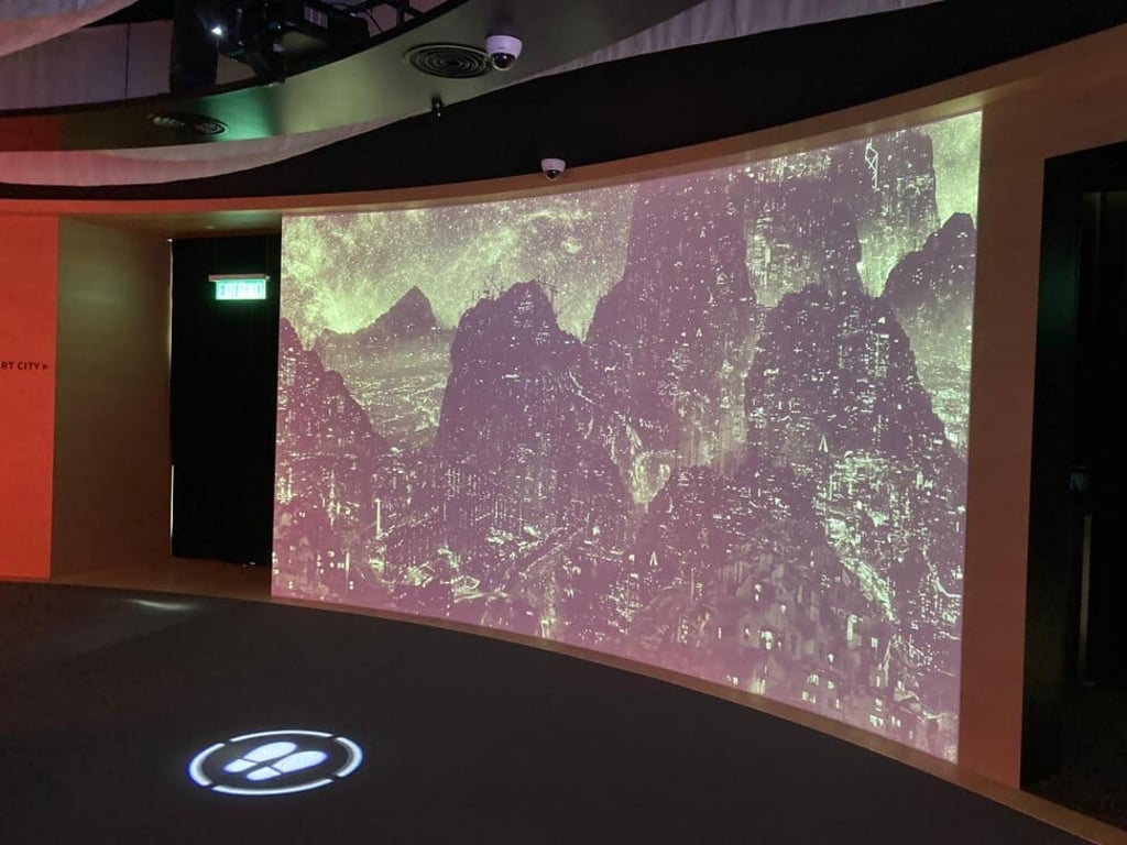 The ‘MAN-MADE’ art tech project on display at HKSTP Experience Centre features the work of six renowned Chinese artists, who use technology to reimagine traditional Chinese art forms.