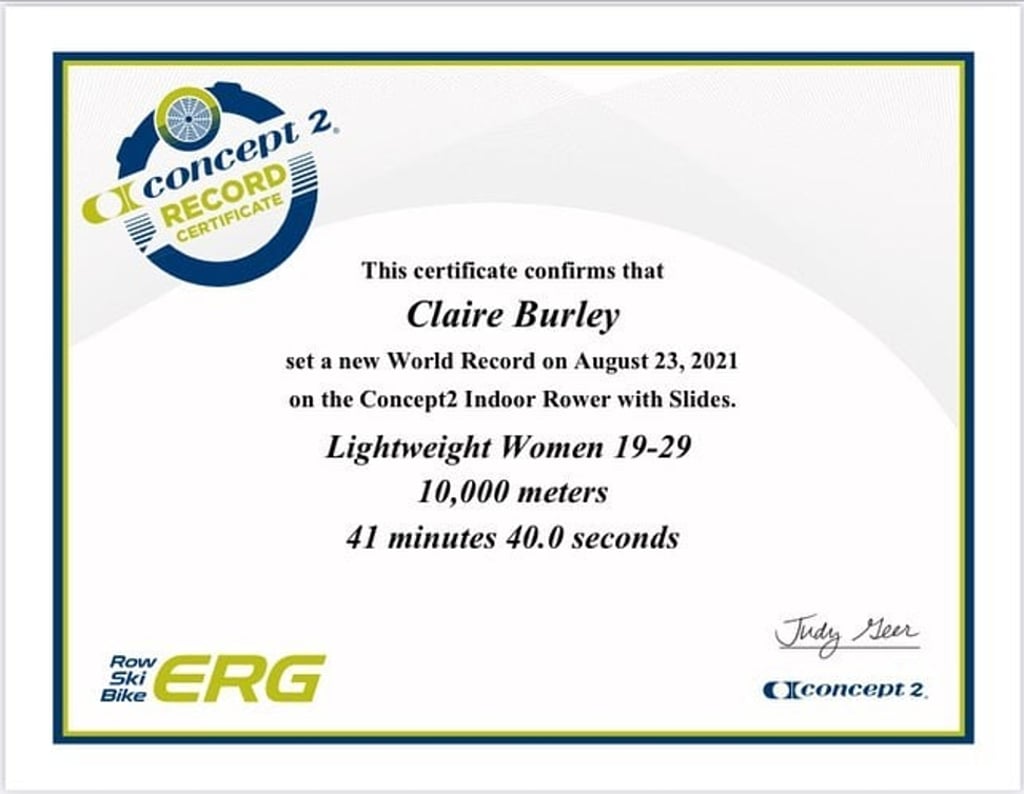 A world record set out of boredom. Photo: Handout A world record set out of boredom. Photo: Handout