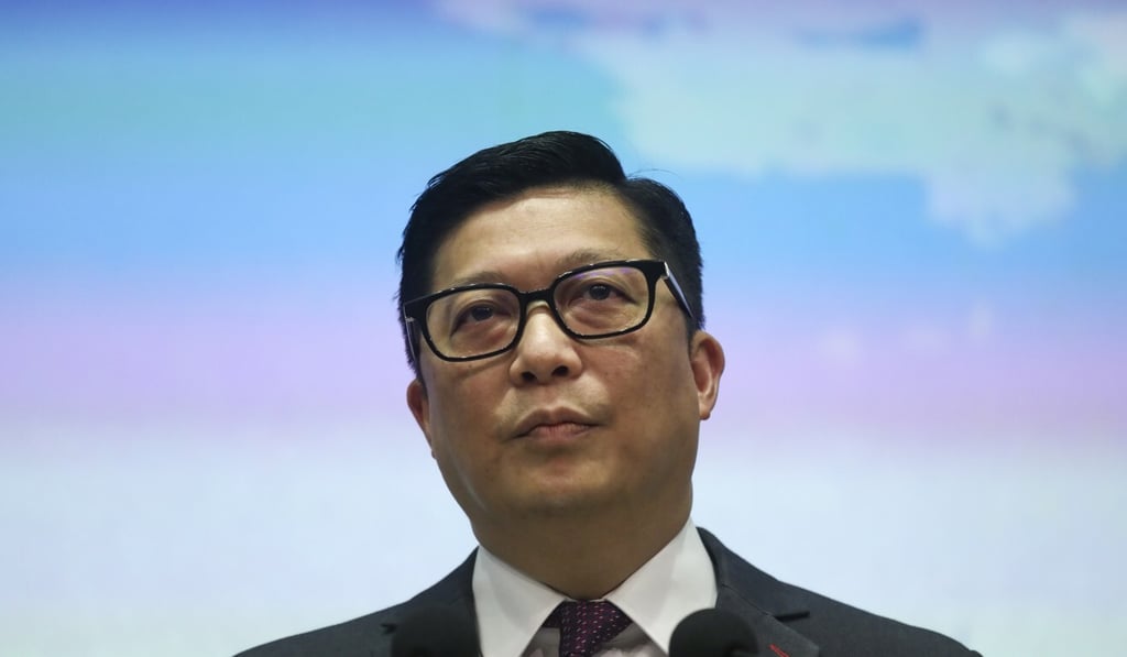 Secretary for Security Chris Tang. Photo: Jonathan Wong Secretary for Security Chris Tang. Photo: Jonathan Wong