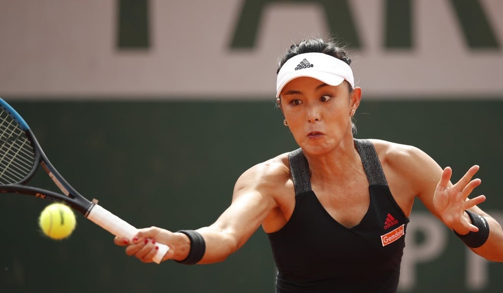 Wang Qiang of Tianjin marches into the semi-finals of the National Games in Shaanxi province. Photo: EPA-EFE Wang Qiang of Tianjin marches into the semi-finals of the National Games in Shaanxi province. Photo: EPA-EFE