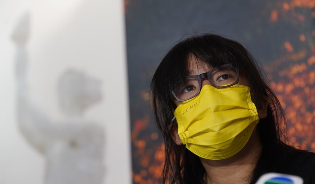 Gwyneth Ho’s lawyer, Chow Hang-tung, was arrested on Wednesday morning in connection with another case. Photo: Sam Tsang Gwyneth Ho’s lawyer, Chow Hang-tung, was arrested on Wednesday morning in connection with another case. Photo: Sam Tsang