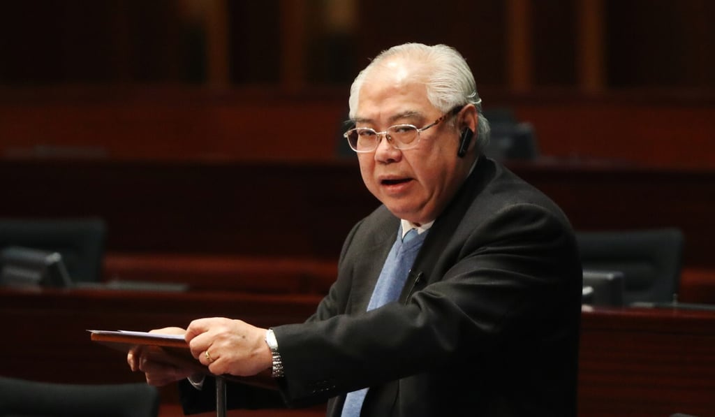 Bills committee chairman Wong Ting-kwong. Photo: Nora Tam