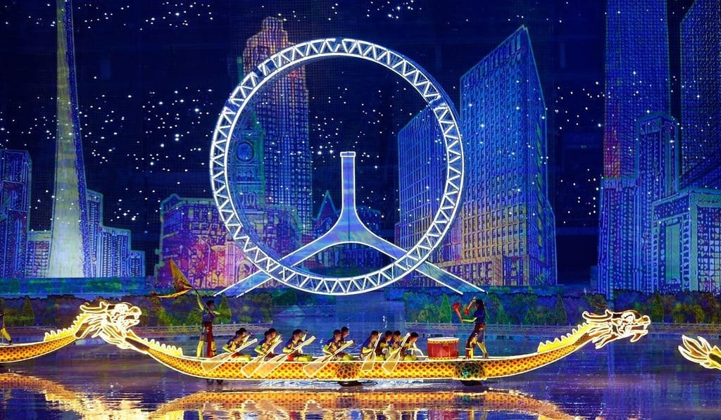 Opening ceremony of the last National Games in Tianjin four years ago. Photo: Xinhua