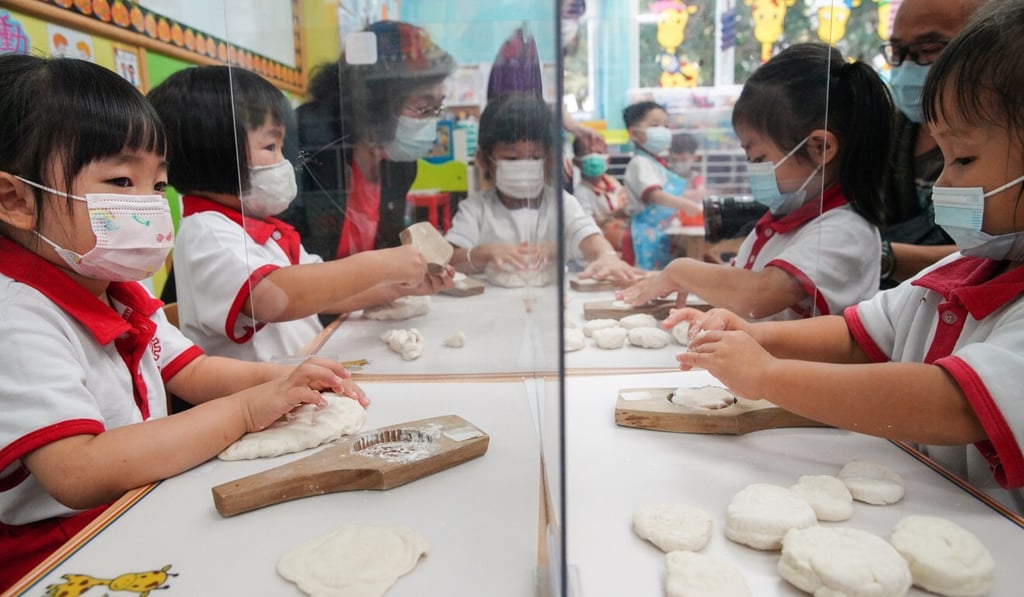 Mooncake making, tea tastings and Chinese opera appreciation are among the activities being used to promote national security. Photo: Winson Wong Mooncake making, tea tastings and Chinese opera appreciation are among the activities being used to promote national security. Photo: Winson Wong