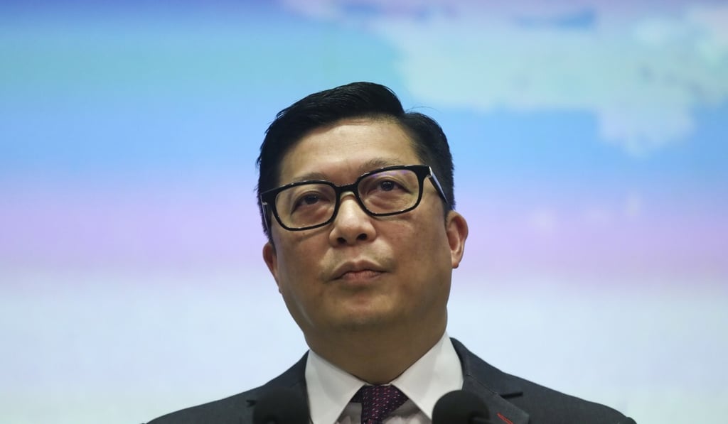 Secretary for Security Chris Tang has suggested the city’s biggest journalists group is ‘infiltrating’ local schools. Photo: Jonathan Wong