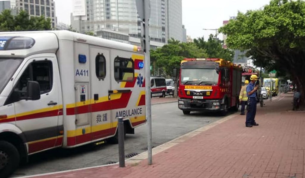 Four fire engines and three ambulances were sent to the scene of the accident on Thursday. Photo: Facebook